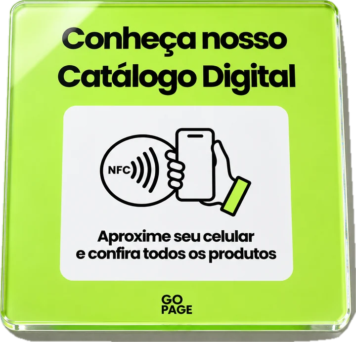 Placa NFC do catálogo Gopage, verde